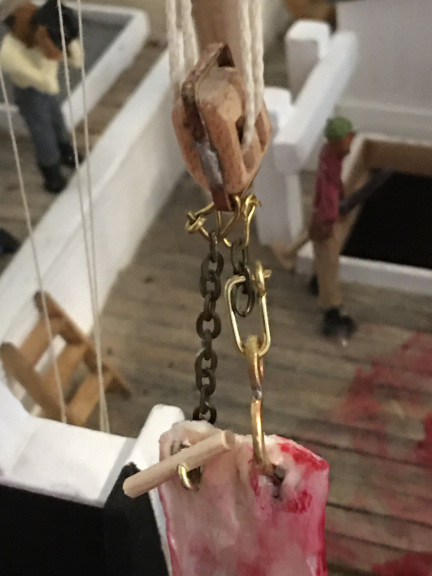 cutting tackle hook and toggle